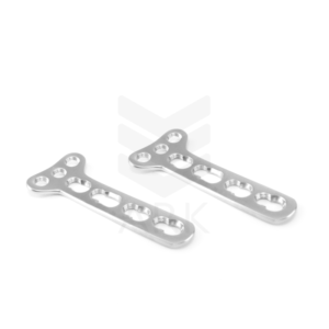 PLACA EN "T" RADIO RECTA 3.5 MM LCP ACERO