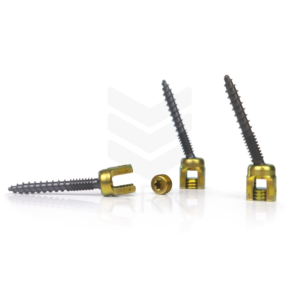 TORNILLO POLIAXIAL TRANSPEDICULAR DOBLE COMPRESIÓN
